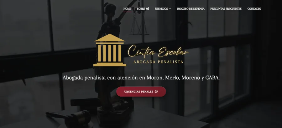 Sitio web de Abogadapenalistacintiaescobar