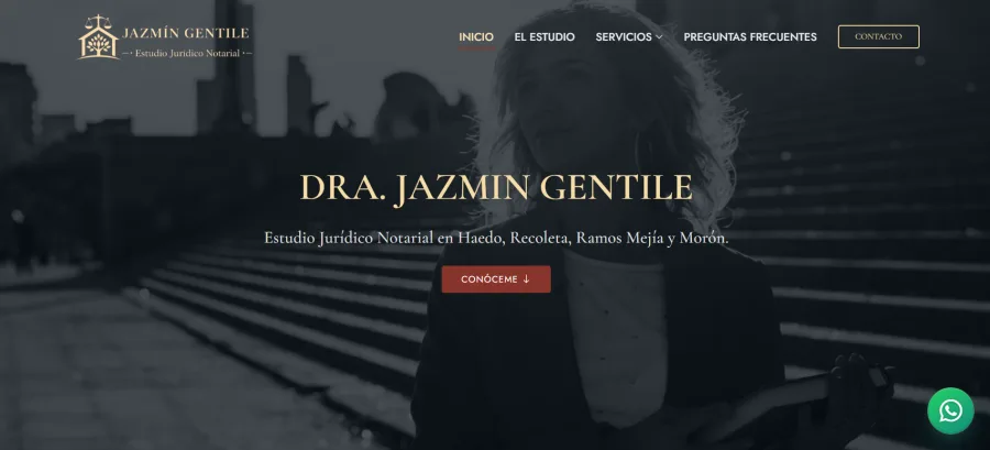Sitio web de Dra. Jazmingentile