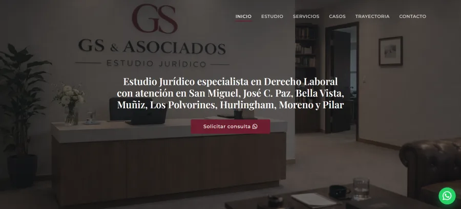 Sitio web de Estudio Jurídico Giselesosa