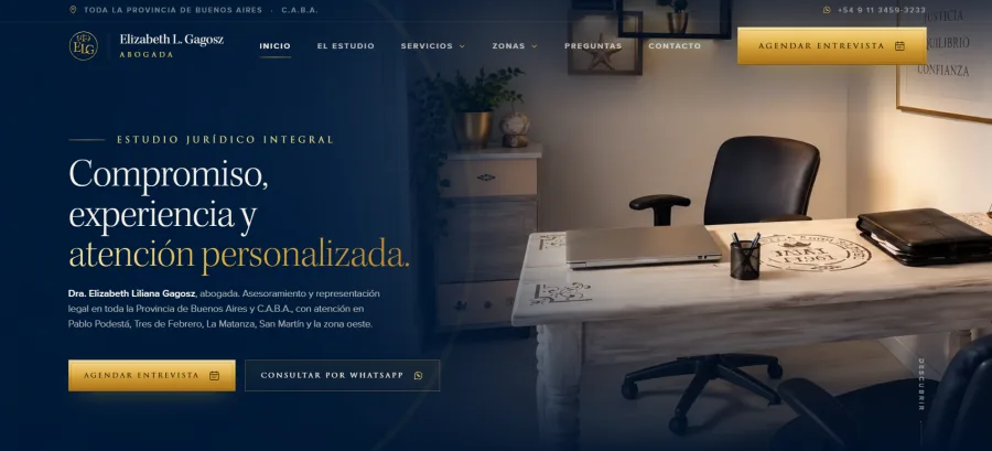 Sitio web de Estudio Jurídico Liliana Gagosz — 3 de Febrero