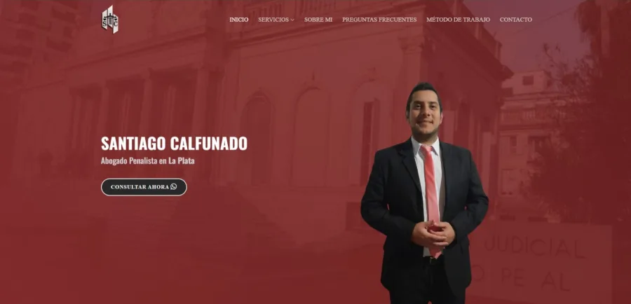Sitio web de Santiagocalfunadoabogadopenalista